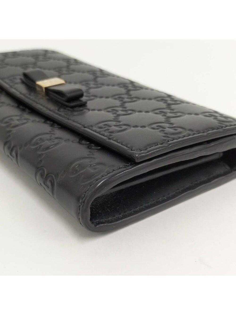 Gucci Wallet Guccissima Leather Black - Picture 4 of 10